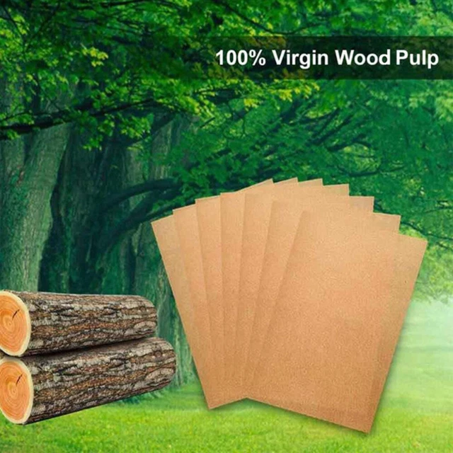 100 pz padelle per arrostire biscotti carta da forno non sbiancata forni friggitrice ad aria 2