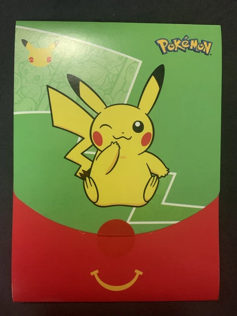 Pokemon 25th Anniversario-ITALIANO McDonald's PROMO Pack Bustina - Foto 4
