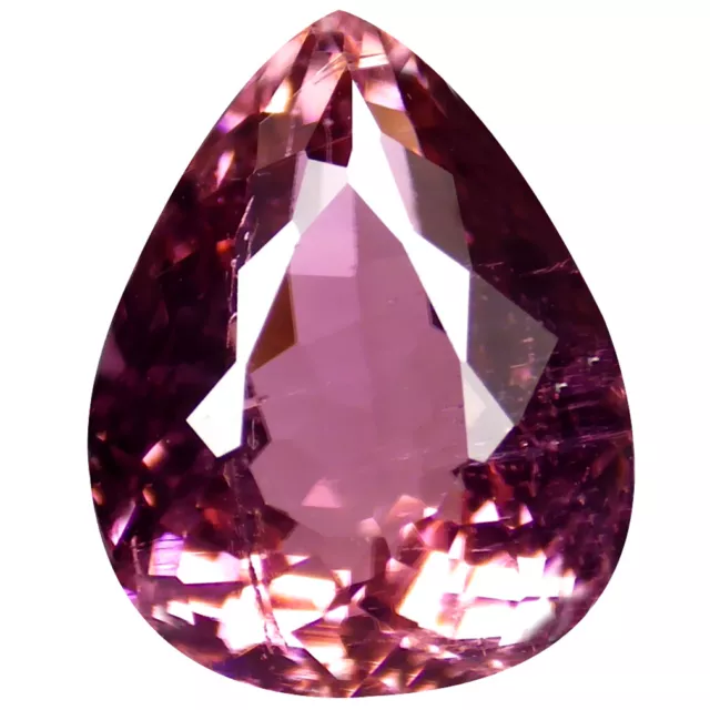 2.20 ct Fantastic Pear Cut (9 x 7 mm) Mozambique Purplish Pink Tourmaline