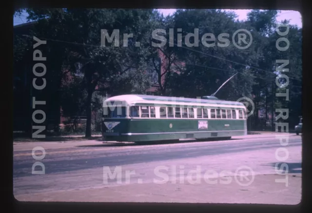 Duplicate Slide Streetcar CTA Chicago PCC 4025 Street Action