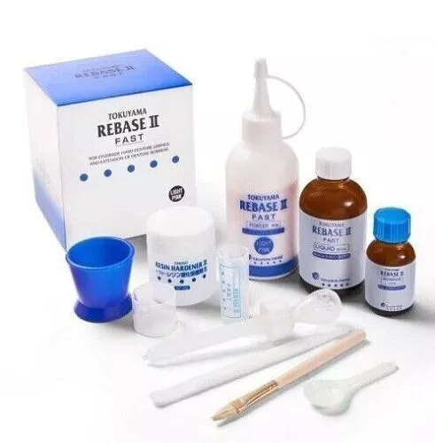 TOKUYAMA REBASE II Fast Dental Chairside Hard Denture Reline Material Free Shipp