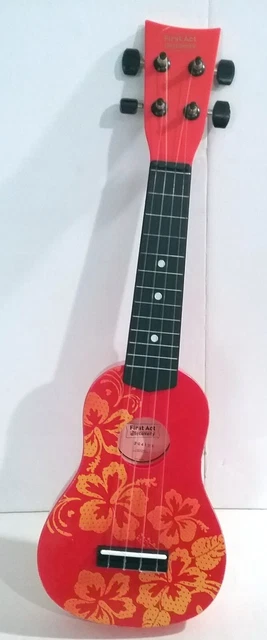 First Act UKULELE Hawaiian Hibiscus Design children 4-string guitar instrument