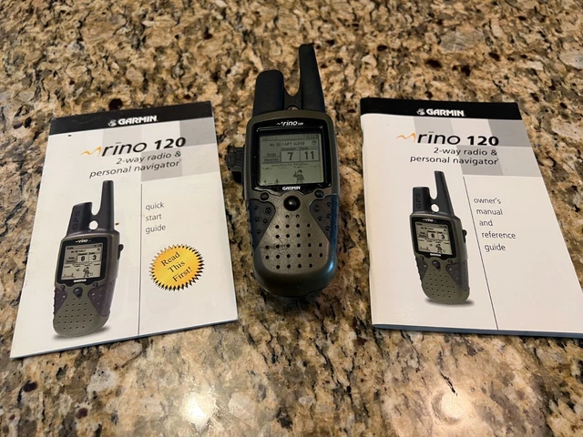 Garmin Rino 120 Handheld GPS Navigator / 2-Way Radio