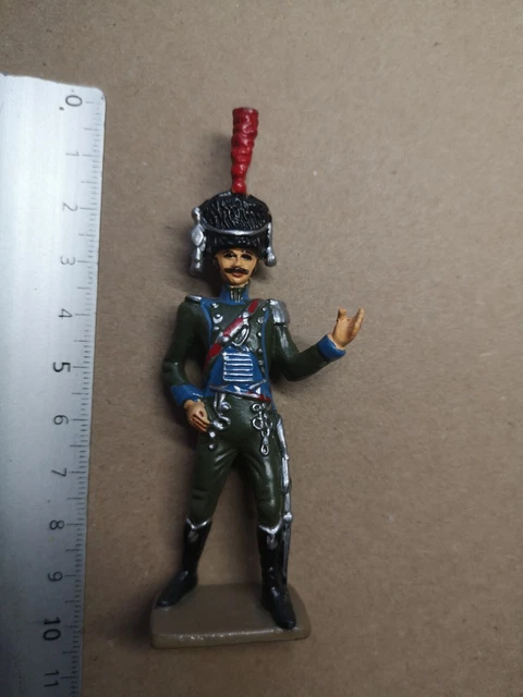 Figurine ancienne en plomb 100 mm  officier de l'empire