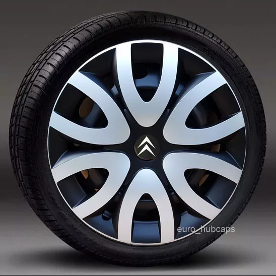 4x15" wheel trims, Hub Caps, Covers to fit Citroen C3,C4