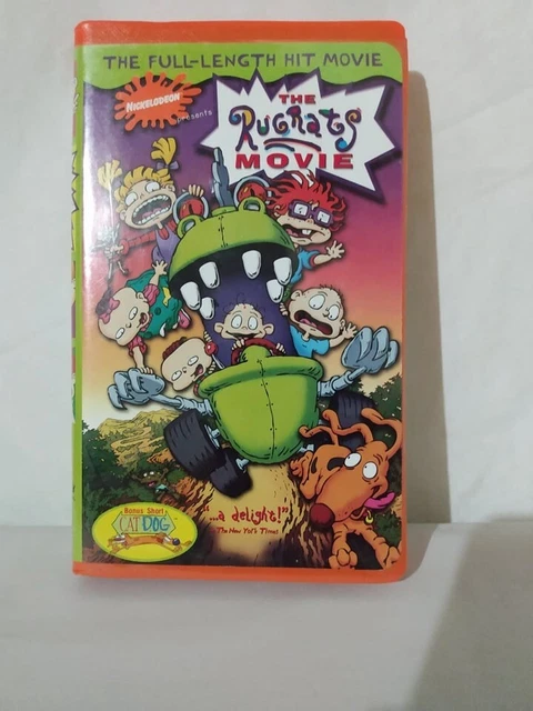 THE RUGRATS MOVIE [VHS] Paramount Pictures Clamshell Nickelodeon Orange ...