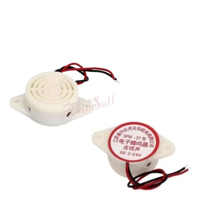 10pcs SFM-27 DC 3-24V 90DB Intermittent Beep Alarm Electronic Buzzer