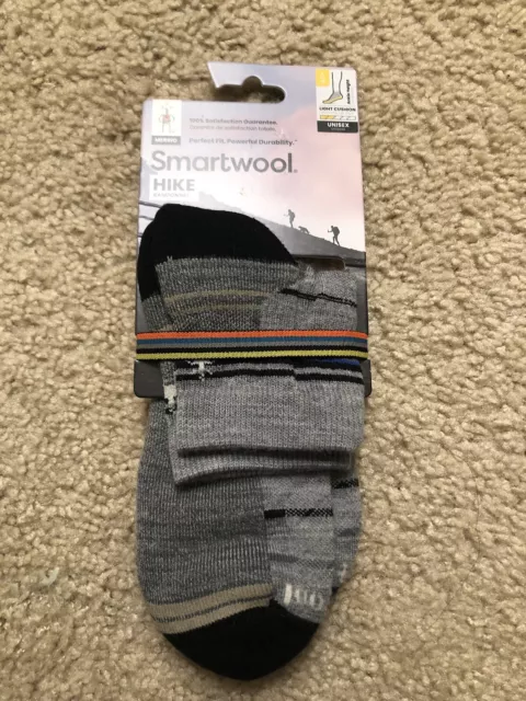 Smartwool Unisex Hike Light Cushion Ankle Socks Size Large New