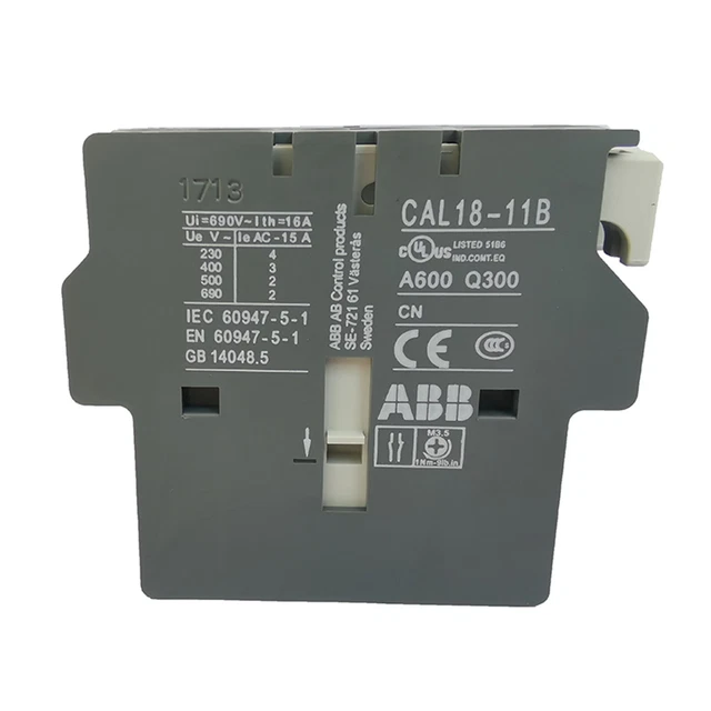 Original NEW ABB CAL18X-11 Contactor Auxiliary Contact SWITCH