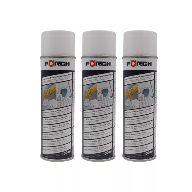 FOERCH CITRO - POWER HOCHLEISTUNGSREINIGER - SPRAY - 1.5 LTR [3x0.5 LTR]