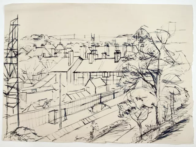 Elspeth Buchanan (1915-2011) 7 x Scottish landscape ink drawings 3