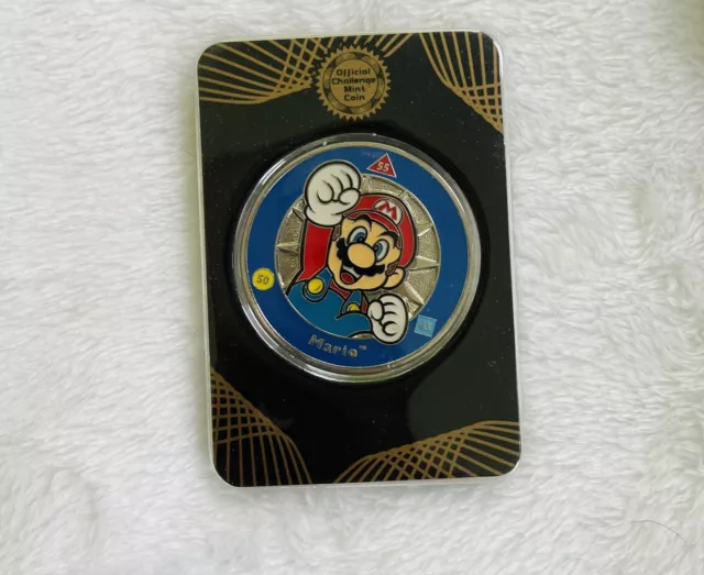 SUPER MARIO BROTHERS Challenge Coin Rare Collectors Mario $7.00 - PicClick