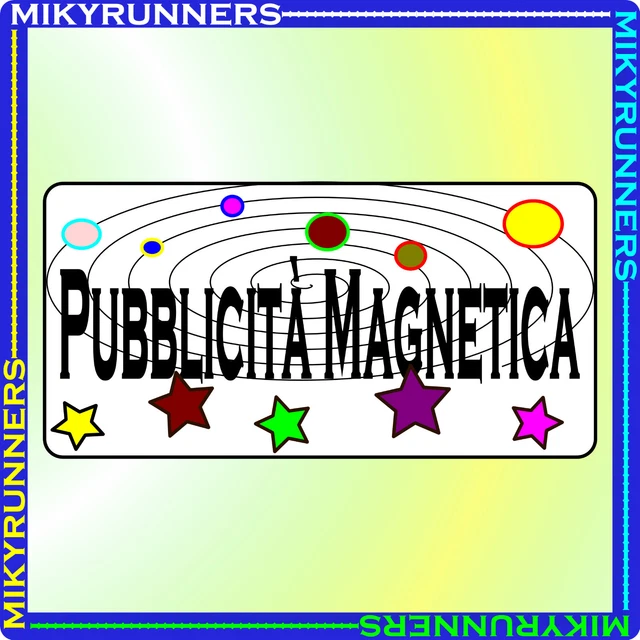 Targa Magnetica Per Auto 'Fahr Principianti' - 30x8 Cm, Bianca Riflettente