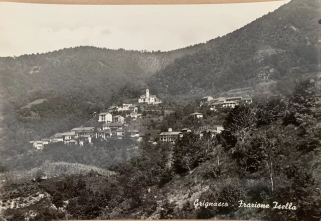 Cartolina Grignasco Isella Novara Non viaggiata