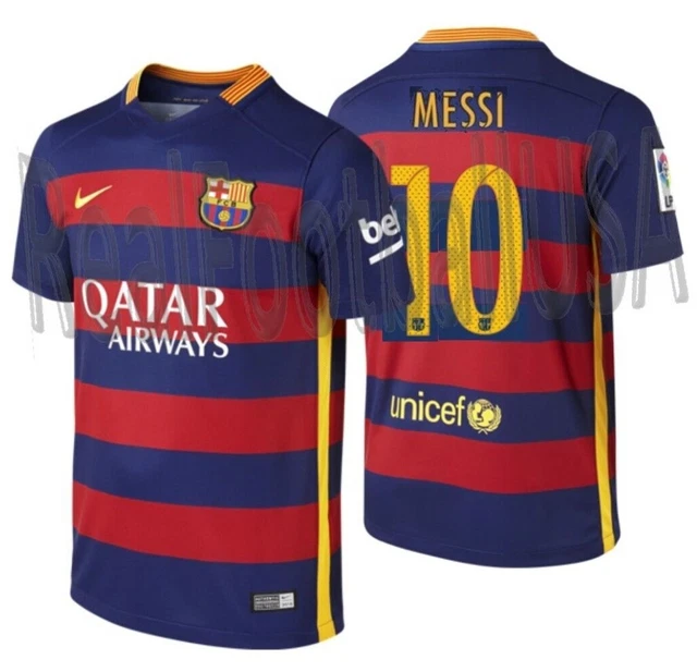 NIKE LIONEL MESSI Fc Barcelona Home Jersey 2022/23 £186.79 - PicClick UK