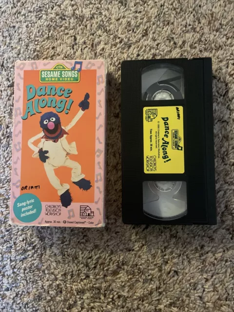 SESAME STREET SONGS Dance Along! VHS Video Tape Henson VTG Muppets ...