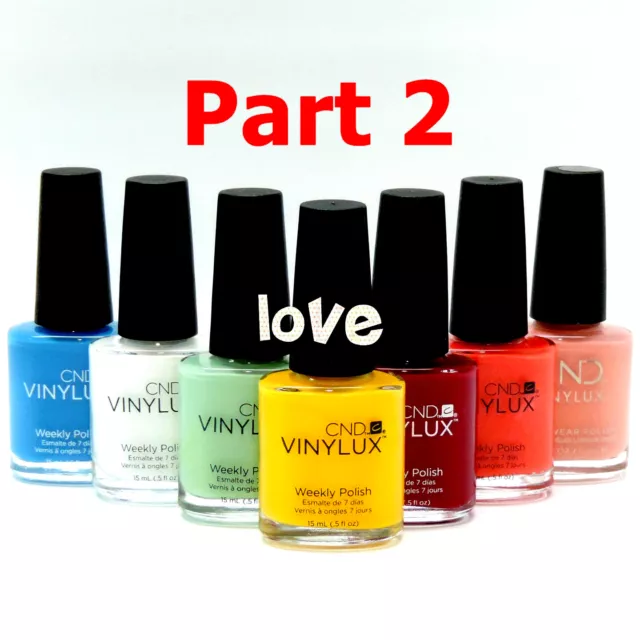 CND Vinylux Nail Polish 0.5fl.oz 👉 Vinylux Color Part 2 /Choose Any Color