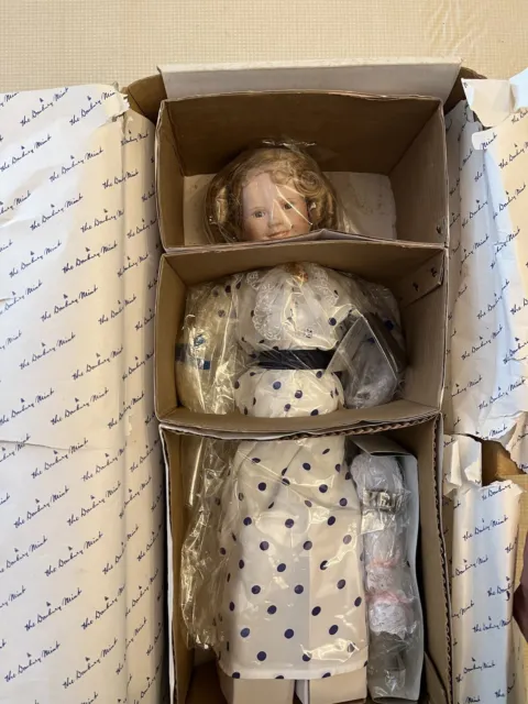 Danbury Mint The Shirley Temple “Bright Eyes” Collector Doll NIB - 17"