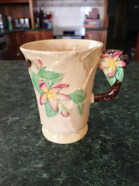 Carlton Ware Handpainted Yellow Apple Blossom Hot Chocolate Mug