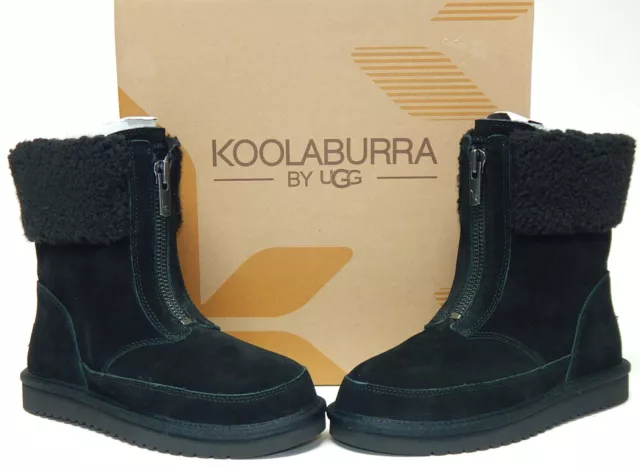 Koolaburra by UGG Lytta Court Taille 7 M EU 38 Femmes Daim Bottines Noir 1122810