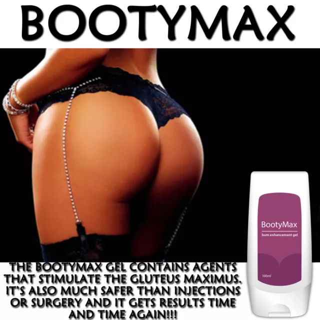 Bootymax Bum Enlargement Gel Sexy Toned Firm Bootylicious Rounder Ass