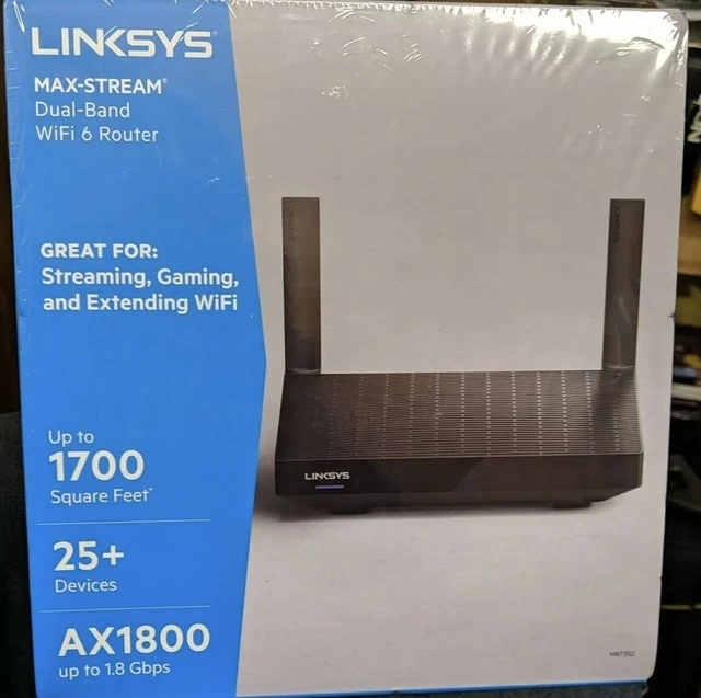 LINKSYS AX1800 MAXSTREAM Mesh WiFi 6 Router MR7320 New!!! (WR) £