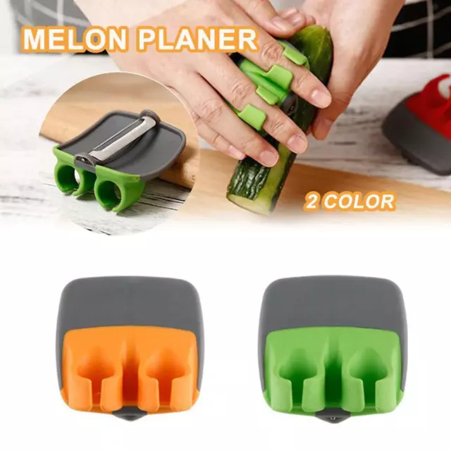 Two Finger Fruit and Vegetable Peeler Blade Slicer Kitchen Gadgets new 2022