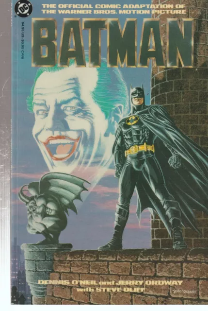 Dc Comics Batman Movie Adaptation #1 (1989) 1St Print Vf+