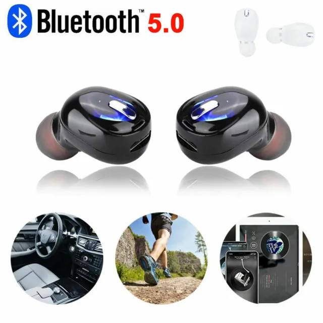 Wireless Bluetooth 5.0 Headset Stereo Headphone Sport Earphone Earpieces Earbuds