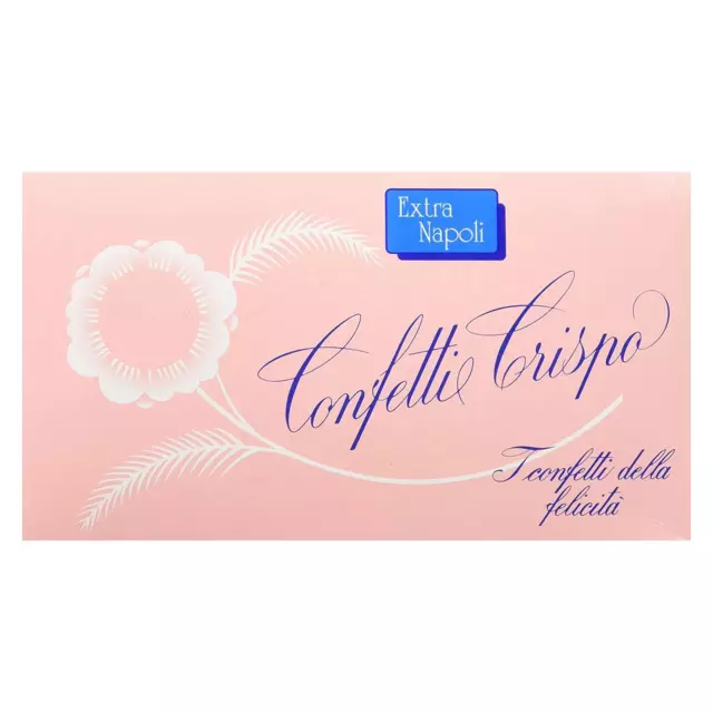 Confetti Crispo Extra Napoli Mandorla Rosa Box da 1 Kg Confetti Felicita'