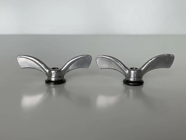 Ecrous Papillon Avant BELL Pour Vélo Ancien - 1940s-1950s - Filetage 8mm