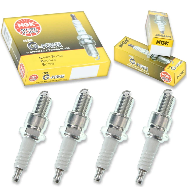4 pcs NGK G-Power Spark Plugs for 1985 Suzuki SJ413 1.3L L4 - Engine Kit Set dm
