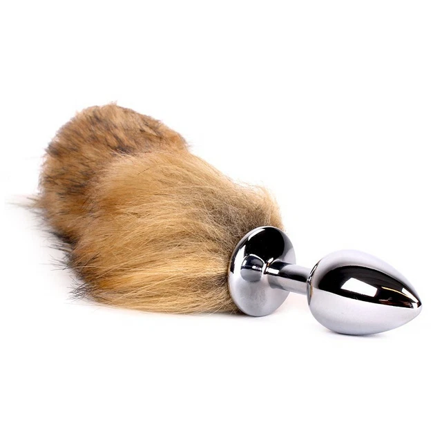 Plug Anal Bijou Avec Queue De Renard En Fourrure - 6 Cm X 3 Cm - Rosebud - Marque Kiotos - Neuf