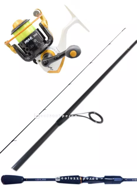 Kit Pesca Spinning Samurai 240 G 7-35+Brutal 4000 Combo Completo