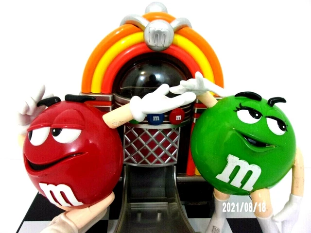 Mars Inc M & M Jukebox Rock And Roll Cafe Candy Refillable With 2 FREE Gifts