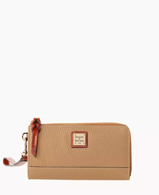 Dooney & Bourke Pebble Grain Folded Zip Wristlet