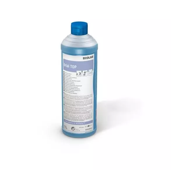 Ecolab Brial TOP 1 Liter Schonreiniger Oberflächenreiniger Alkoholreiniger pH 7