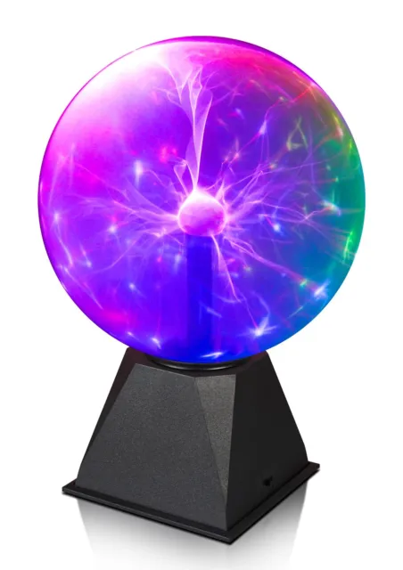 Contact Sensitive 8 Inch Plasma Ball Inspired by the retro classic tesla designs