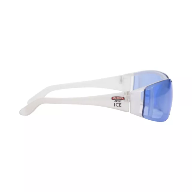 Smirnoff Vodka Sonnenbrille ICE Sportbrille blaues Glas UV400 Sunglasses Retro