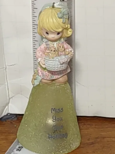 Precious Moments "Miss You This Holiday" Bell Ornament