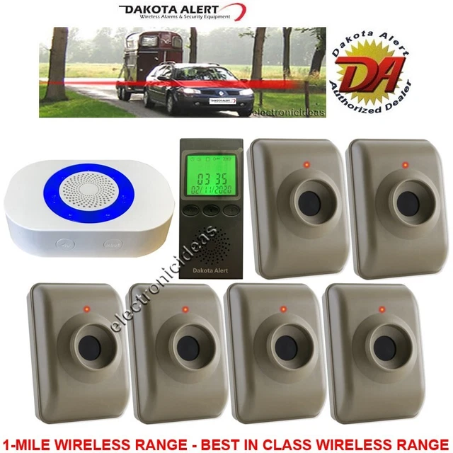Dakota Alert Dcma-4K Plus+Mtpr-4000 Wireless Alarm System-6 Sensors
