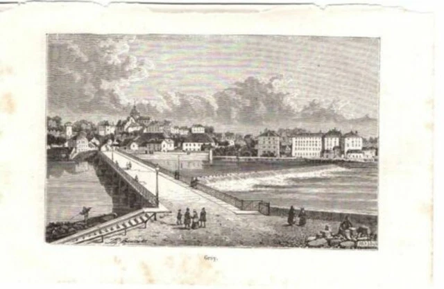 GRAVURE SUR BOIS 19ème GRAY