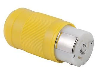 MARINCO 6364CRV Power Cord Plug End Replacement Connector 50 Amp Female Ends Ye