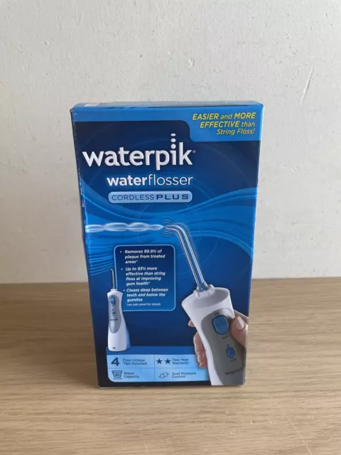 Waterpik Fisser ad acqua senza fili Plus WP450-UK - bianco ***NUOVO****