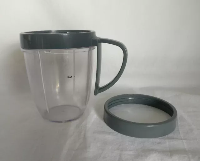 Small Nutri Bullet Cup with Lip & Handle. 300ml. Genuine. Very Good Condition