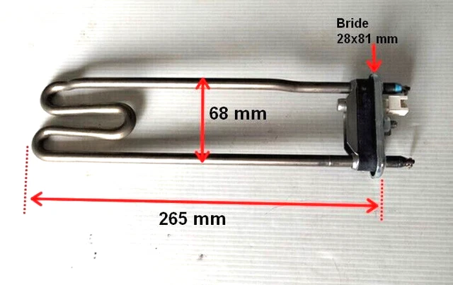 Vedette, thomson, brandt 52x1845 résistance 2000w avec sonde ctn BRANDT