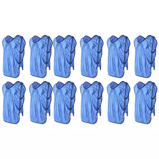 12pcs Adult Training Vest SkinFriendly Team Practice Pinnies Size For S GF0