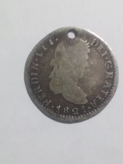 1821 Silver Mexican Coin