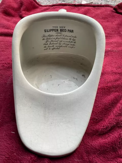 Vintage Pottery Bed Pan
