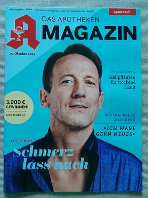 DAS APOTHEKEN MAGAZIN 1. Oktober 2022 Désirée Nosbusch - Kraft der Bäume - Darm EUR 1,00 ...